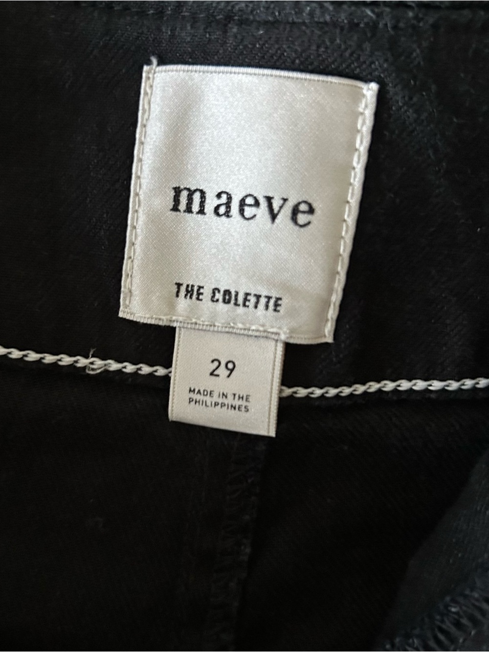 Anthropologie Maeve Colette
European Linen High-Rise Wide-leg Pants Black sz 39 - Picture 6 of 6